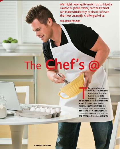 ‘The Chef’s @’: Article In Oct 2010 JetLite Flight Magazine