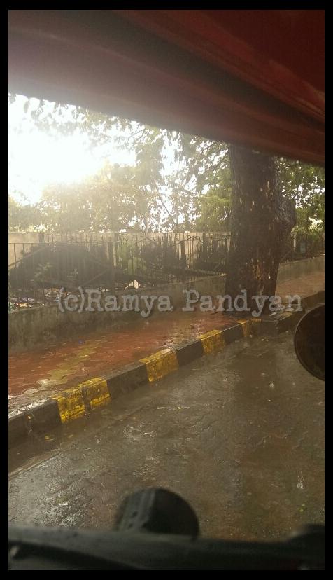 Mumbai Monsoon Through An Autorickshaw